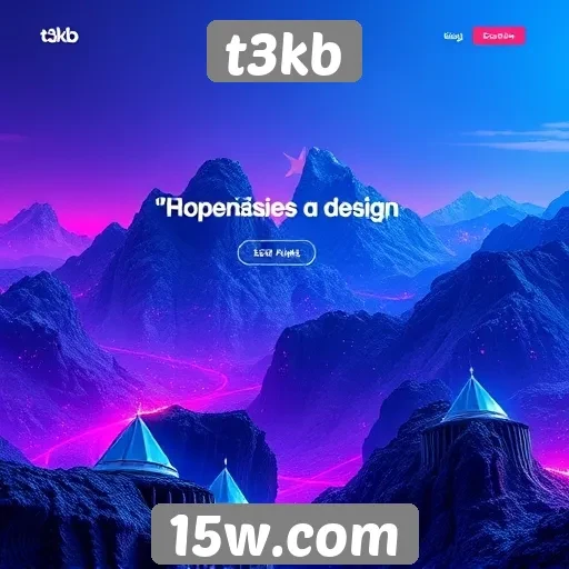 As tendências de design do site t3kb em 2025
